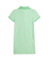 Polo Ralph Lauren Big Girls Gingham Pony Mesh Dress