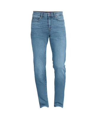 Lands' End Men's Recover 5 Pocket Straight Fit Denim Jeans