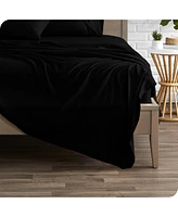 Bare Home Ultra-Soft Double Brushed Flat Top Sheet