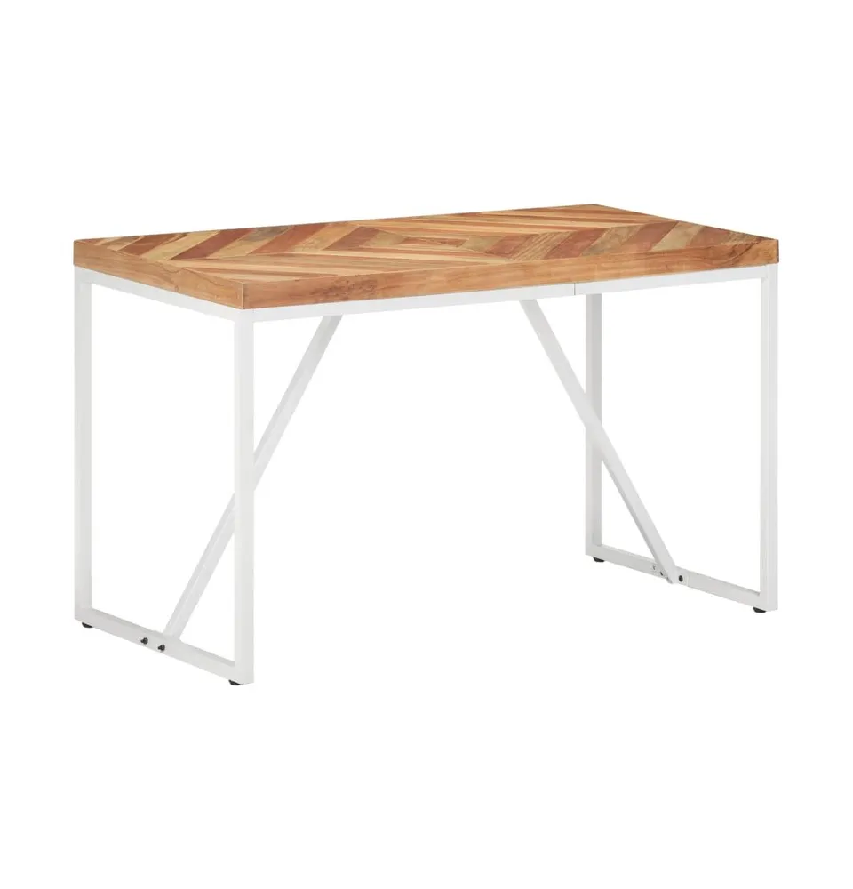 Dining Table 47.2"x23.6"x29.9" Solid Acacia and Mango Wood