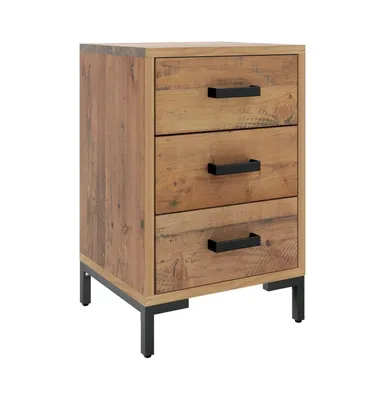 Bedside Cabinet 15.7"x11.8"x21.7" Solid Wood Pine