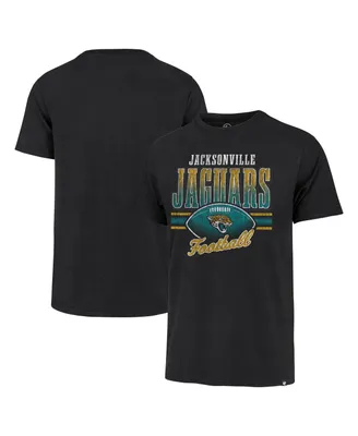 Men's '47 Brand Black Distressed Jacksonville Jaguars Last Call Franklin T-shirt