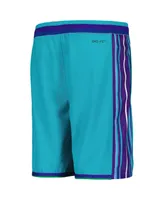 Big Boys Jordan Teal Charlotte Hornets Classic Edition Swingman Shorts