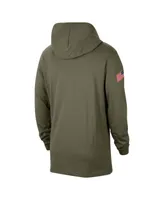 Men's Jordan Olive Florida Gators Military-Inspired Pack Long Sleeve Hoodie T-shirt