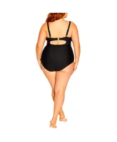 Lani Spot 1 Piece Swimsuit - black