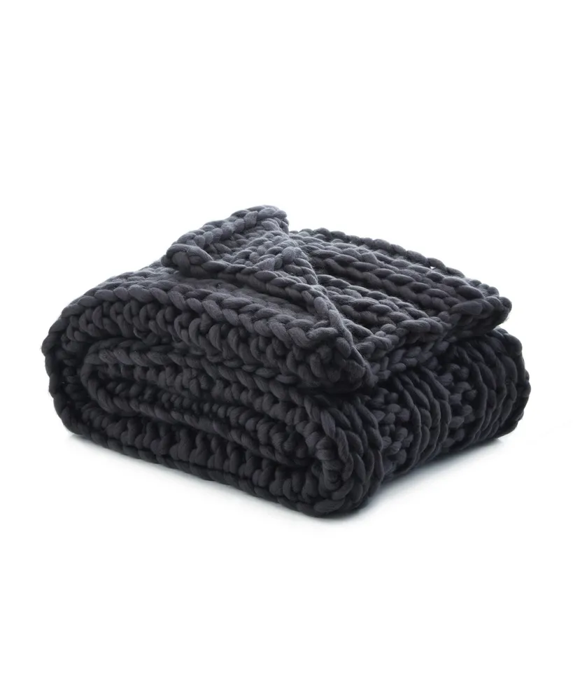 Cozy Tyme Vielkis Channel Knit Throw Blanket