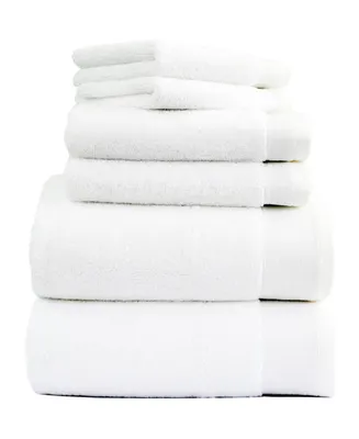 Luxury 6-Piece Bath Towel Set, Soft 100% Cotton by California Design Den
