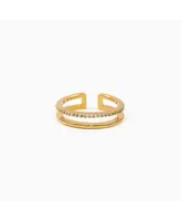 Grace Double Band Adjustable Ring