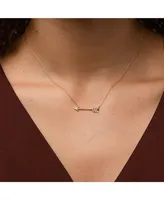 Chevron Arrow Pendant Necklace