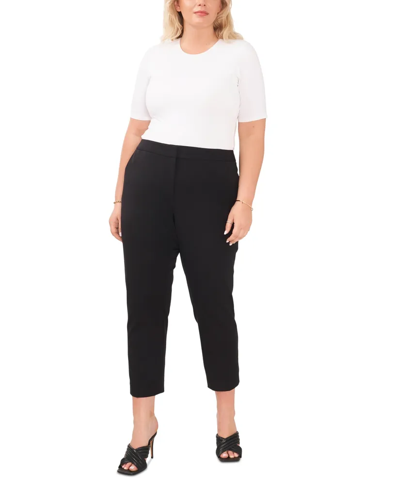 Vince Camuto Plus Cropped Slim Leg Pants