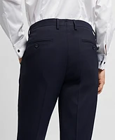 Mango Men's Stretch Fabric Slim-Fit Suit Pants