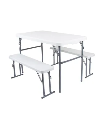 Stan sport Heavy-Duty Camp Table with Benches