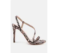 Epoque Heeled Strappy Slingback Sandals