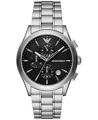 Emporio Armani Men's Chronograph Stainless Steel Bracelet Watch 42mm