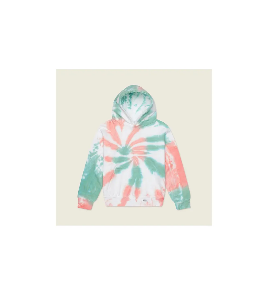 Kids Tie Dye Hoodie in Pastel - Worthy Threads