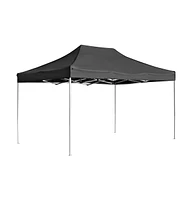 vidaXL Professional Folding Party Tent Aluminum 14.8'x9.8' Anthracite