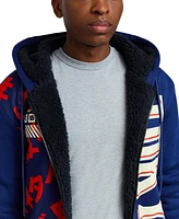 Reason Men's Tokyo Zip Up Sherpa Hoodie