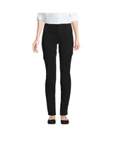 Lands' End Women's Mid Rise Slim Cargo Chino Pants