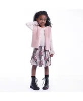 Imoga Collection Toddler Girls Eva FW23 Powder Faux Fur Vest