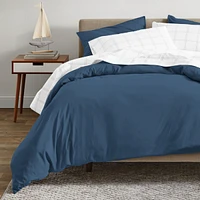 Bare Home Organic Cotton Sateen Duvet Cover Set King/California King