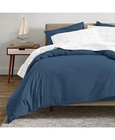 Bare Home Organic Cotton Sateen Duvet Cover Set King/California King