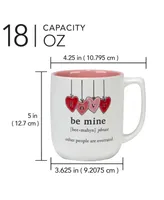 Certified International Valentine's Day Mugs, Set of 4