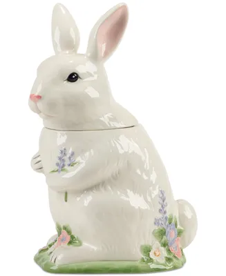 Certified International Easter Morning Figural Bunny Cookie Jar