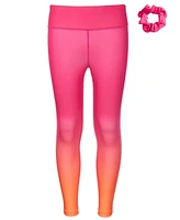 Id Ideology Big Girls Ombre-Printed 7/8-Length Leggings With Scrunchy, Created for Macy's