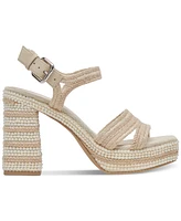 Dolce Vita Women's Anira Embellished Two-Piece Platform Dress Sandals