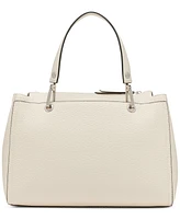 Calvin Klein Garnet Triple Compartment Top Zipper Satchel