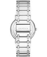 Skagen Men's Signatur Three Hand Silver-Tone Stainless Steel Watch 40mm