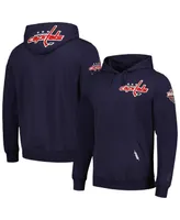 Men's Pro Standard Navy Washington Capitals Classic Pullover Hoodie