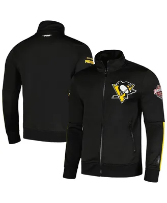 Men's Pro Standard Black Pittsburgh Penguins Classic Chenille Full-Zip Track Jacket