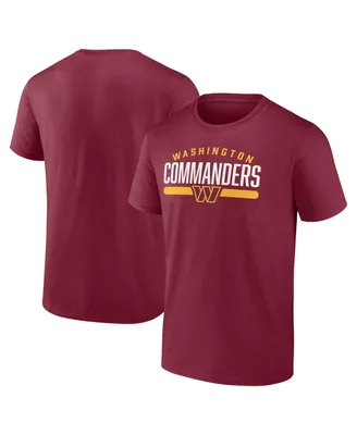 Men's Fanatics Burgundy Washington Commanders Big and Tall Arc Pill T-shirt