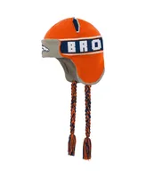 Youth Boys and Girls Outerstuff Orange Denver Broncos Wordmark Ears Trooper Knit Hat