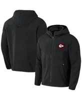 Men's Nfl x Darius Rucker Collection by Fanatics Black Kansas City Chiefs Sherpa Full-Zip Hoodie