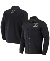 Men's Darius Rucker Collection by Fanatics Black New York Yankees Ringstop Full-Snap Shacket