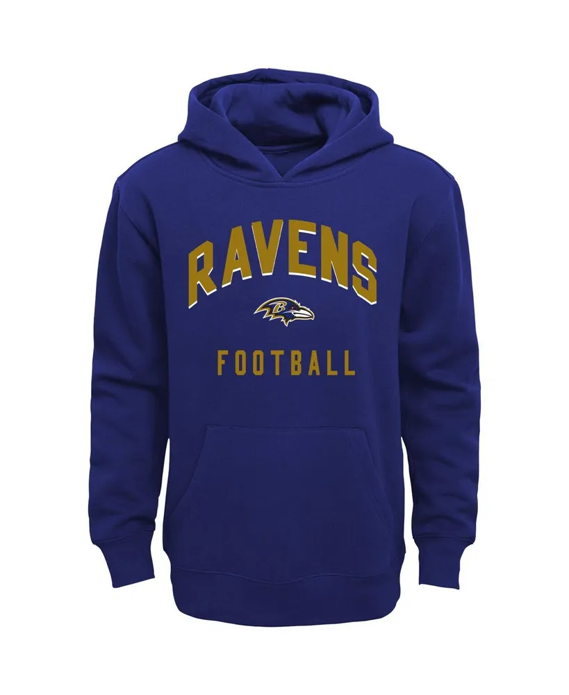Toddler Boys Purple, Heather Gray Baltimore Ravens Play by Play Pullover Hoodie and Pants Set