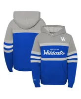 Big Boys Mitchell & Ness Royal Kentucky Wildcats Head Coach Hoodie