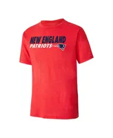 Men's Concepts Sport Navy, Red New England Patriots Meter T-shirt and Shorts Sleep Set