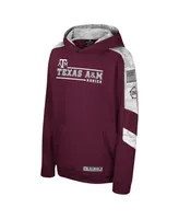 Big Boys Colosseum Maroon Texas A&M Aggies Oht Military-Inspired Appreciation Cyclone Digital Camo Pullover Hoodie