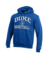 Men's Champion Royal Duke Blue Devils Basketball Icon Powerblend Pullover Hoodie