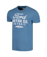 Men's American Needle Blue Distressed Ford Brass Tacks T-shirt