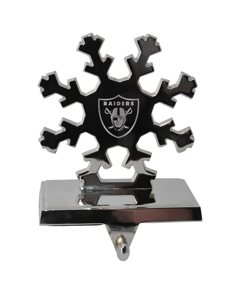 The Memory Company Las Vegas Raiders Snowflake Stocking Holder