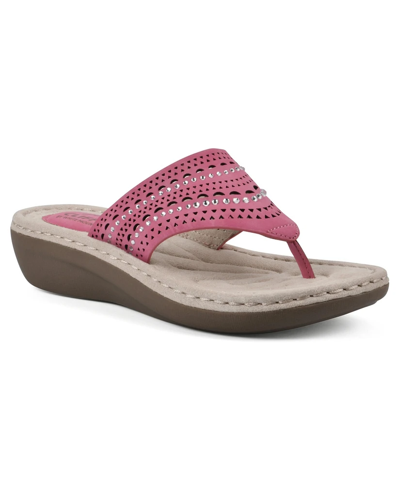 Cliffs by White Mountain Women's Comate Thong Sandal