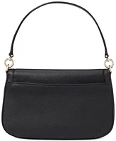 Kate Spade New York Hudson Pebbled Leather Flap Small Shoulder Bag