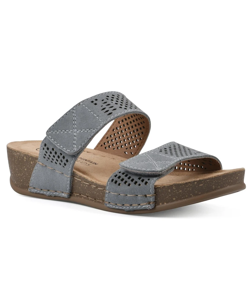 White Mountain Ferula Slide Sandals