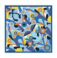 Jessie Zhao New York Silk Bandana Scarf Of Ocean Imagination