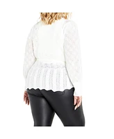 City Chic Women's Olivia Cardigan