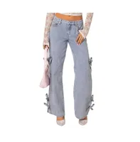 Women's Bows 4 Days low rise baggy jeans